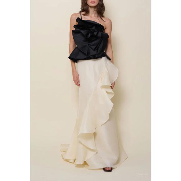 NEW JOHANNA ORTIZ sevillana skirt in ecru - Picture 1 of 4